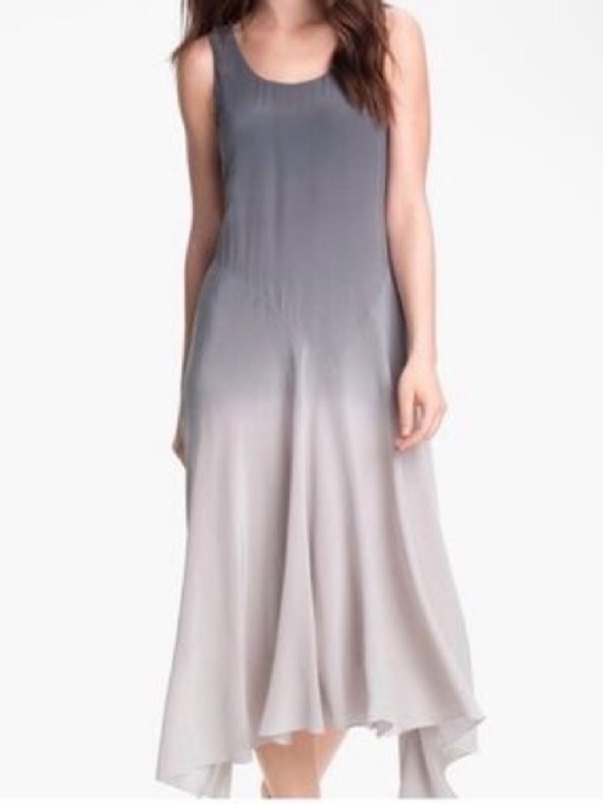 Eileen Fisher Dresses & Skirts - Eileen Fisher Sleeveless Grey Ombré Midi Dress